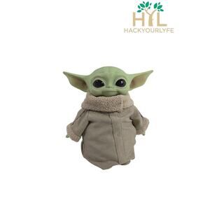 Star Wars Baby Yoda Grogu 11 Inch Plush Vinyl Head Bean Bag Bottom Used